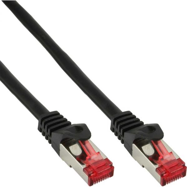 Naar omschrijving van 76425S - InLine Patchkabel,  S-STP/PiMF, Cat. 6, zwart, 25m