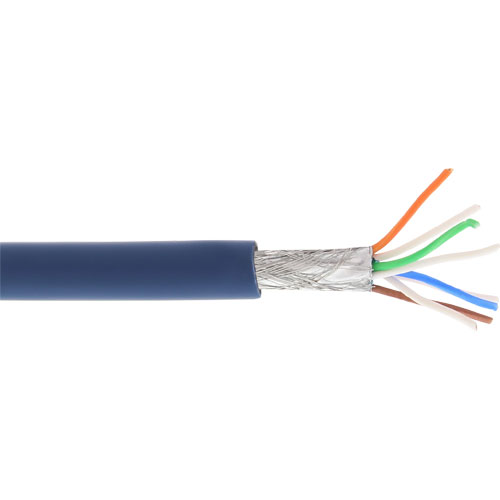 Naar omschrijving van 76899B - Patchkabel Cat.6(A) S-STP/PiMF, InLine, LSZH 500MHz, blauw, 100m