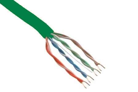 Naar omschrijving van EP570H - Netwerkkabel UTP CAT5E 100M Rol groen