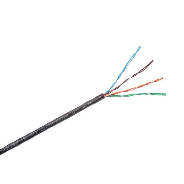 Naar omschrijving van BEL-1583EPE-500 - U/UTP Outdoor Cat 5E PE Zwart, Belden 1583EPE 500 Meter