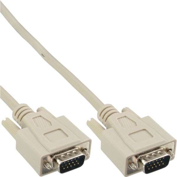 Naar omschrijving van 17712 - InLine VGA kabel, 15HD M/M, grijs, 2m