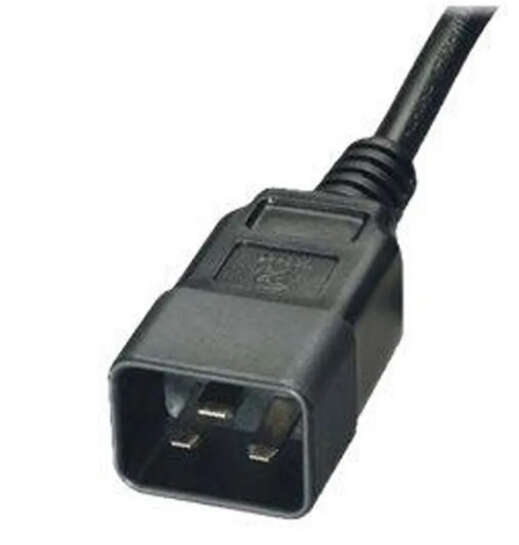 Naar omschrijving van 800-2332 - BACHMANN IT PDU ALU 1HE 8x C13 3x C19, stroomkabel met C20 stekker