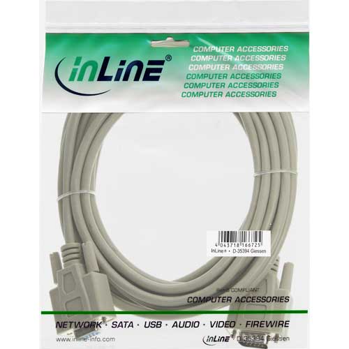 Naar omschrijving van 17732 - InLine VGA kabel,  beige, 15HD M/V, 2m