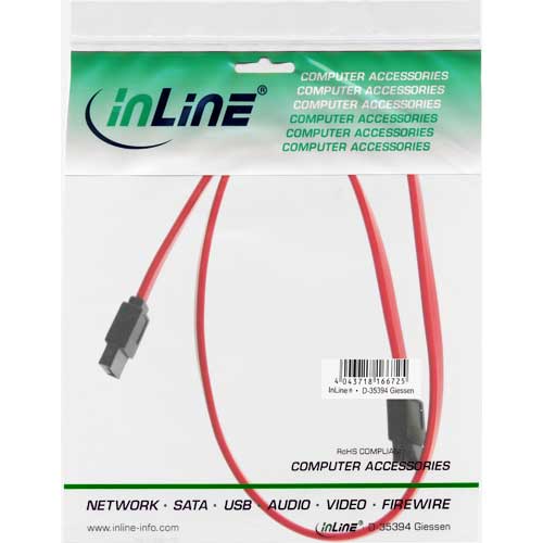 Naar omschrijving van 27710 - InLine SATA kabel,  1m
