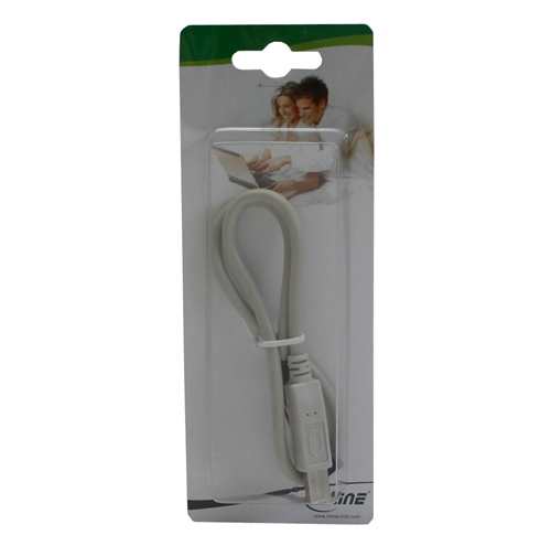 Naar omschrijving van 33440D - InLine USB 2.0 kabel intern,  USB B Male naar header connector, 0.4m