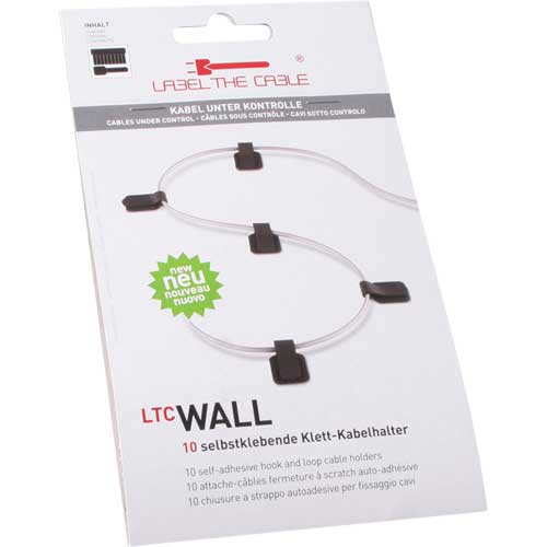 Naar omschrijving van 59939B - Label-The-Cable Wall, LTC 3110, set of 10 black