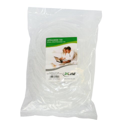 Naar omschrijving van 59947L - InLine  spiraalband, 10m, wit, 10mm