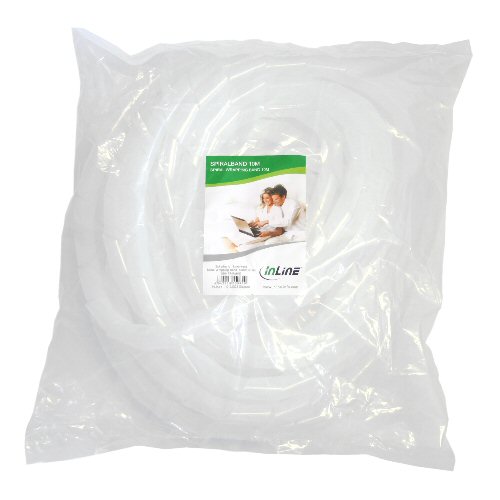 Naar omschrijving van 59947P - InLine  spiraalband, 10m, wit, 18mm