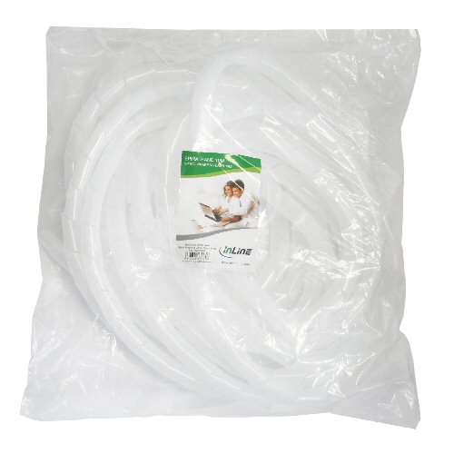 Naar omschrijving van 59947Q - InLine  spiraalband, 10m, wit, 20mm