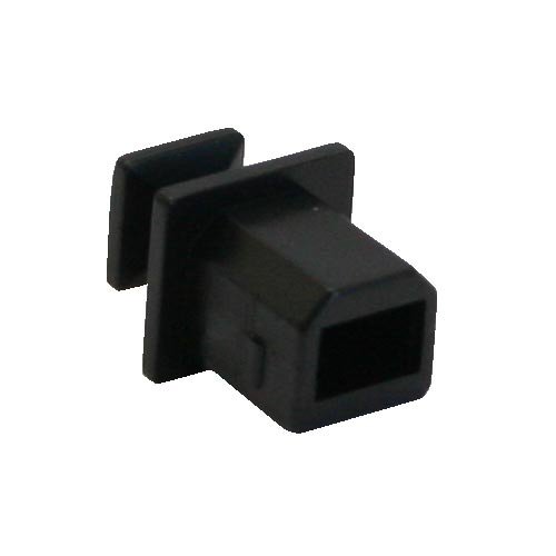 Naar omschrijving van 59948F - Dust Cover for USB Type B sockets black 50 pcs pack