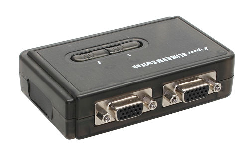 Naar omschrijving van 60612H - InLine KVM Switch,  2-fach, USB