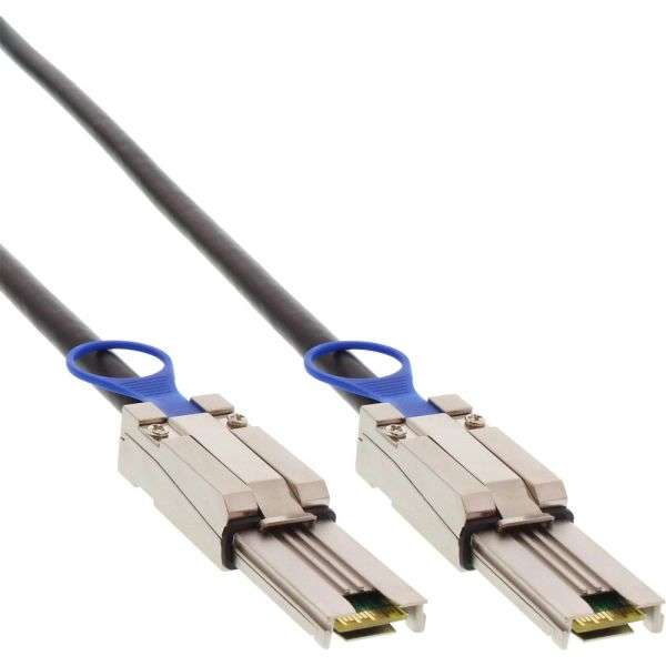Naar omschrijving van 27623C - InLine SAS Cable Mini-SAS 26 Pin SFF-8088 to Mini-SAS 26-Pin SFF-8088 2m
