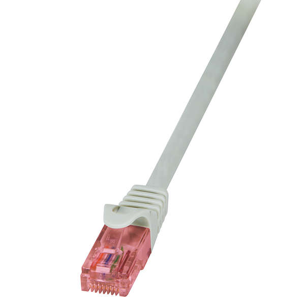 Naar omschrijving van CQ2062U - Patch Cable Cat.6 UTP grey 3 m LogiLink