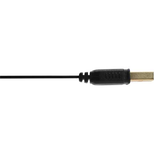 Naar omschrijving van 34603F - InLine USB 2.0 Flatkabel Verlengkabel,  A Male/Female, zwart, vergulde contacten, 3m