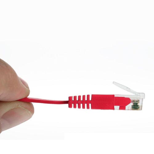 Naar omschrijving van 71600-10 - 10 stuks InLine Platte patchkabel,  UTP, Cat. 6, grijs, 10m