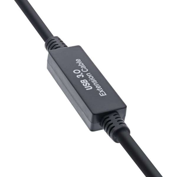 Naar omschrijving van 35655 - InLine USB 3.0 Cable Active Repeater Cable Type A male to A female black 10m