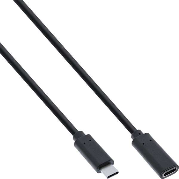 Naar omschrijving van 35772 - USB 3.2 Cable, Type C male/female, black, 2m