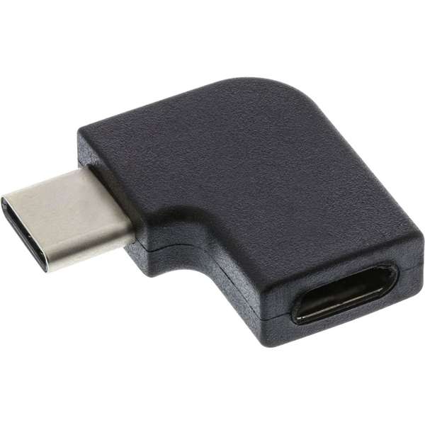 Naar omschrijving van 35803 - InLine USB 3.1 Adapter, Type C male to C female, angled