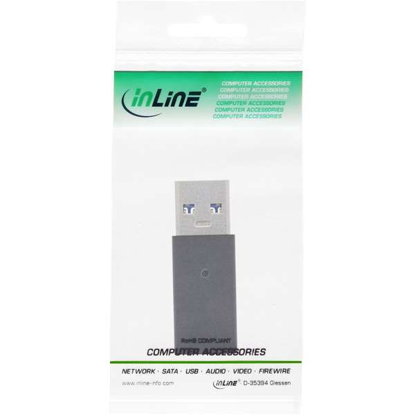 Naar omschrijving van 35810 - InLine USB 3.2 Gen.1 adapter, USB-A male to USB-C female (Gen.1)