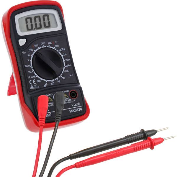 Naar omschrijving van 43117 - InLine Digital Multimeter, with temperature sensor and transistor measure