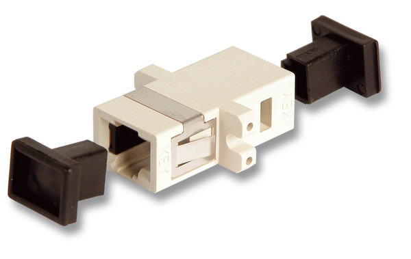 Naar omschrijving van 53302-3 - SC simplex multimode koppeling, kunststof, Ceramic huls