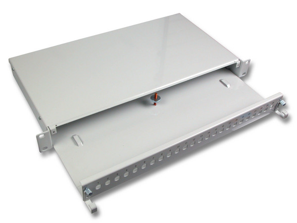 Naar omschrijving van 53600-9 - Uitschuifbare glasvezelsplicebox geschikt voor max. 12x SC simpl
