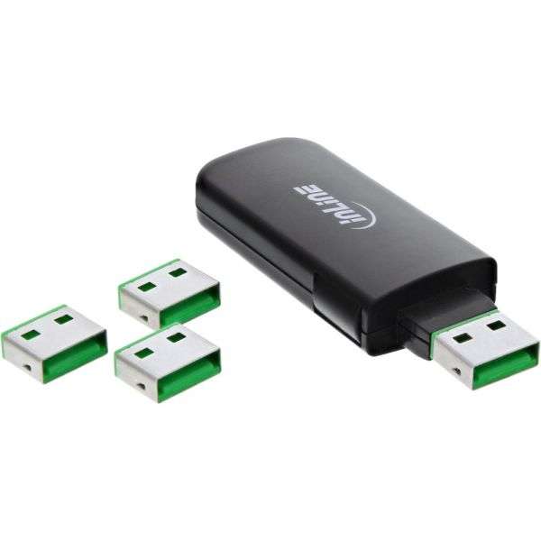 Naar omschrijving van 55723 - InLine USB Portblocker, 4port blocker