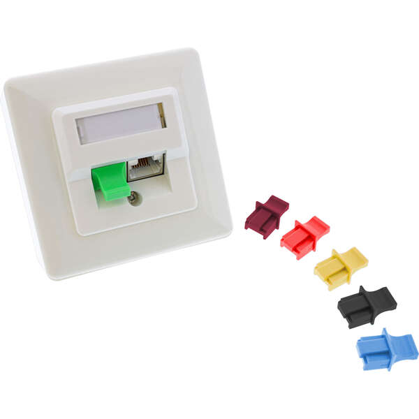 Naar omschrijving van 59942E - InLine Blindstopjes, voor RJ45 Female, Zwart 100 stuks Blister