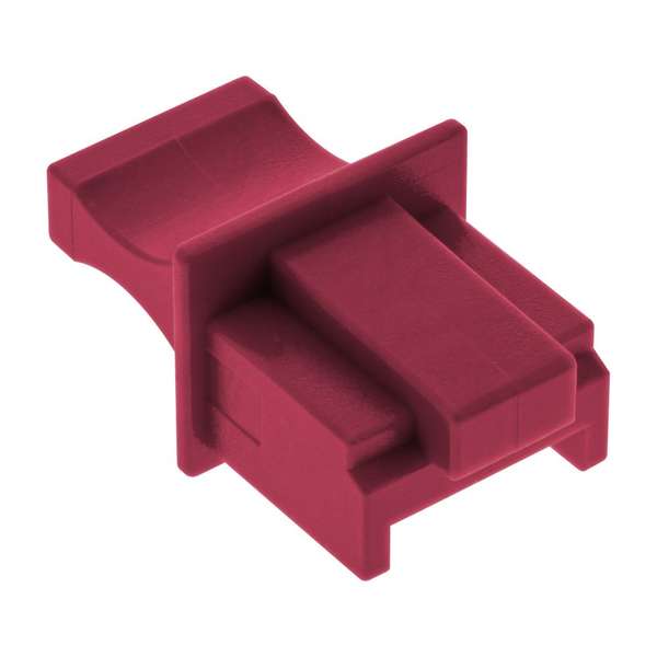 Naar omschrijving van 59942M - InLine Blindstopjes, voor RJ45 Female, donker rood 10 stuks Blister