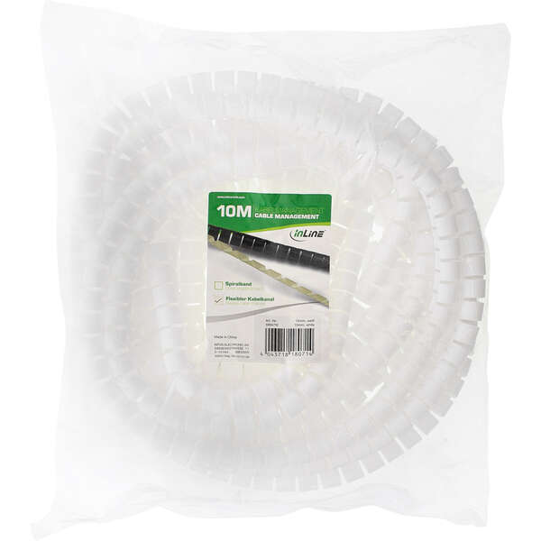 Naar omschrijving van 59949C - InLine spiraalband, 10m, Wit, 28mm