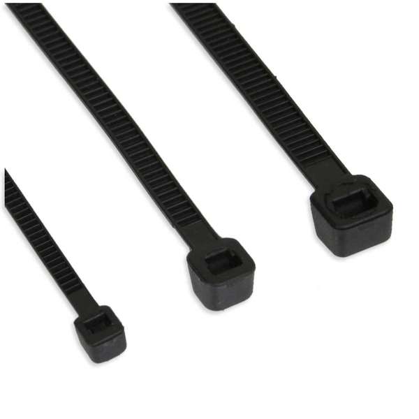 Naar omschrijving van 59963P - InLine Cable Ties length 300mm width 4.8mm black 100 pcs.
