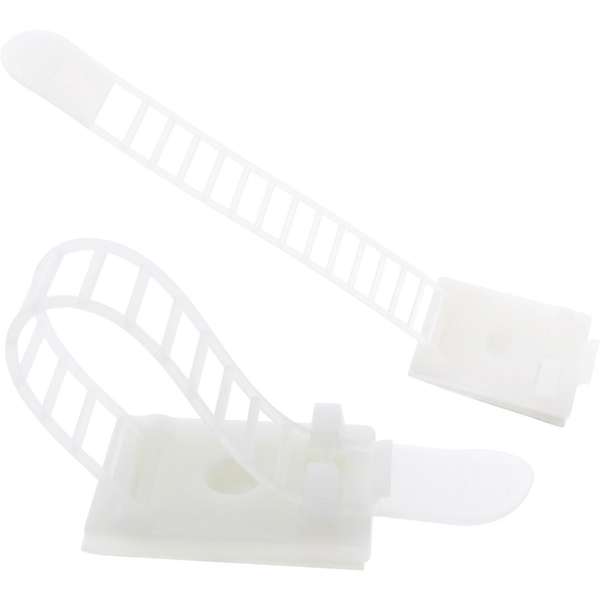 Naar omschrijving van 59969A - InLine Ajustable Cable Clamp 64mm white 10pcs