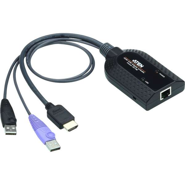 Naar omschrijving van 62637U - ATEN KA7188 USB HDMI Virtual Media KVM Adapter Cable