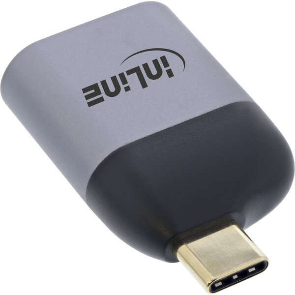 Naar omschrijving van 64106H - InLine® USB Display Converter, USB-C male to HDMI female, 4K60Hz