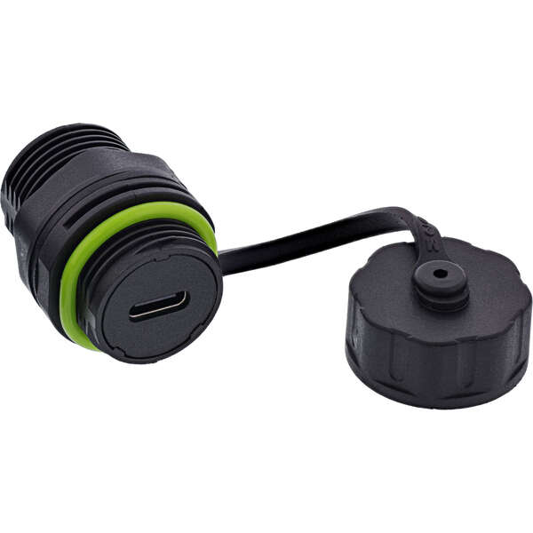 Naar omschrijving van 69927N - InLine® USB-C coupler, mini, IP68, shielded, 2x USB-C socket