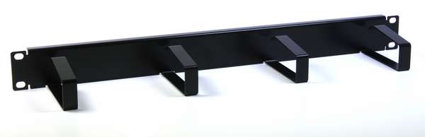 Naar omschrijving van 699995-1 - 19 inch kabelgeleider-rangeerpaneel, staal grijs 5 kabelbeugels