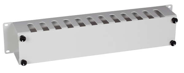 Naar omschrijving van 699999-2 - 19 inch kabelgeleider doorvoerpaneel 2HE Lichtgrijs