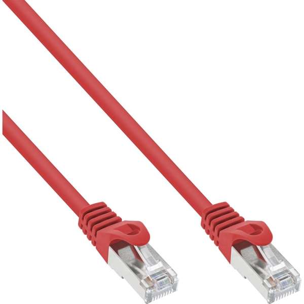 Naar omschrijving van 72502R - InLine Patchkabel,  S-FTP, Cat. 5e, rood, 2m