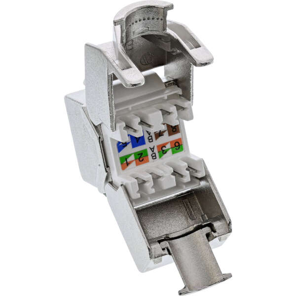 Naar omschrijving van 76202O - InLine® RJ45 Keystone Jack Snap-In module Cat.8.1