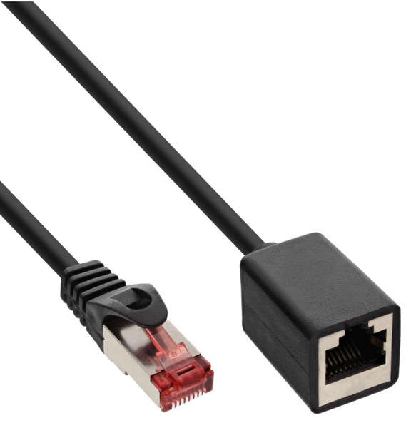 Naar omschrijving van 76911X - Patch Cable Extension S/FTP PiMF Cat.6 250MHz copper halogen free black 1m