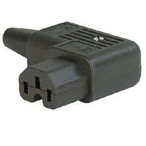 Naar omschrijving van 791-SW - Kabel Connectoren Female Haaks C15, Schroefaansluiting zwart