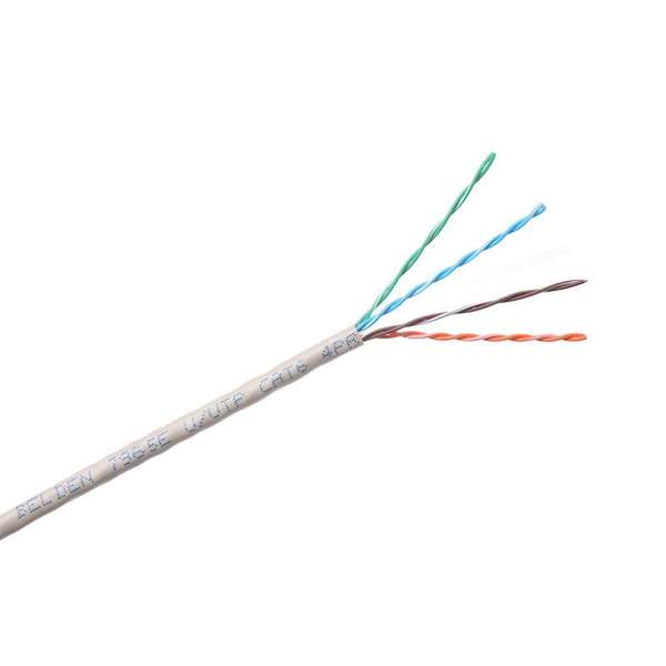 Naar omschrijving van BEL-7965E-GR-100 - BELDEN 7965E GRIJS UTP PVC Cat6 U/UTP - 100 METER DOOS