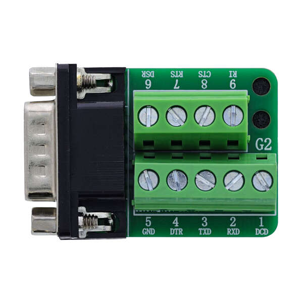 Naar omschrijving van 92501F - InLine Terminal block D-Sub 9 connector, 2-row, screw terminal