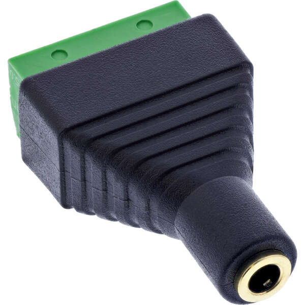 Naar omschrijving van 92504K - InLine 3.5mm jack socket 4-pin stereo/micro to terminal block