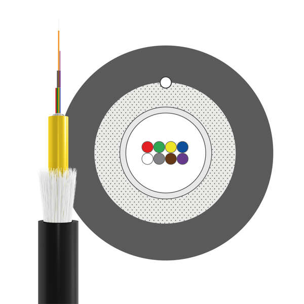 Naar omschrijving van 55208-1OM4 - Fiber Outdoor kabel 8 vezels OM4 per meter