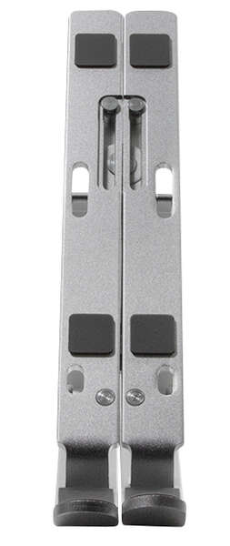 Naar omschrijving van AA0134 - Notebook stand, foldable, aluminum, silver