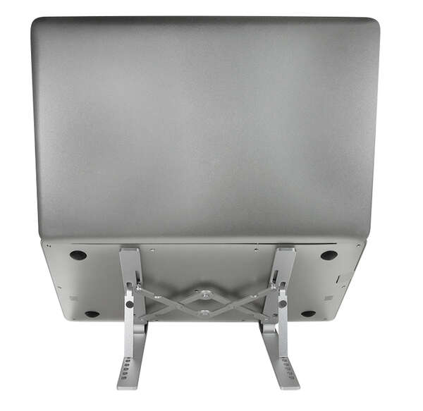 Naar omschrijving van AA0134 - Notebook stand, foldable, aluminum, silver