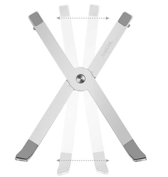 Naar omschrijving van AA0166 - Notebook stand, foldable, for 10