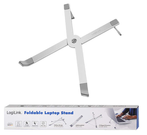 Naar omschrijving van AA0166 - Notebook stand, foldable, for 10