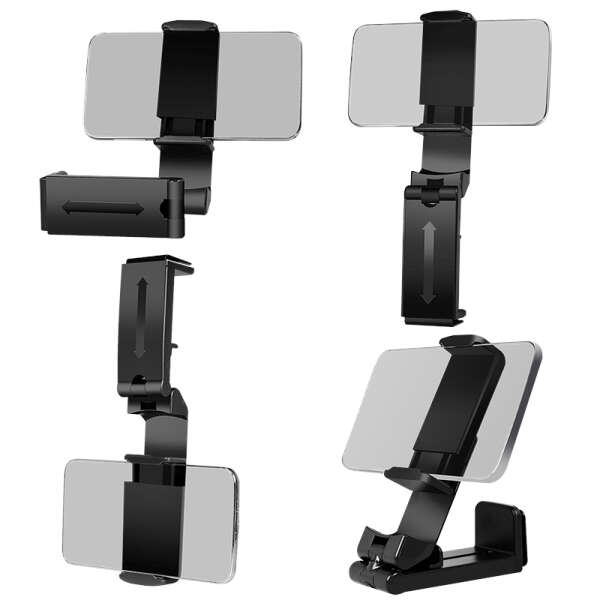 Naar omschrijving van AA0179 - Universele smartphonehouder, set van 2, 4,7-6,9inch, 360graden draaibaar, zwart